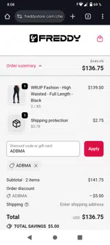 ADBMA coupon verification screenshot
