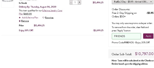Fred Meyer checkout page showing Fred Meyer promo code box | Screenshot taken by SimplyCodes community member on Jul 31, 2020
