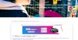 WELCOME60UK coupon verification screenshot
