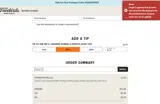 KICKOFF10 coupon verification screenshot