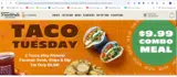 TACOTUESDAY coupon verification screenshot