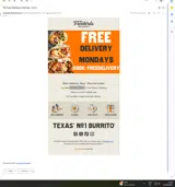 FREEDELIVERY coupon verification screenshot
