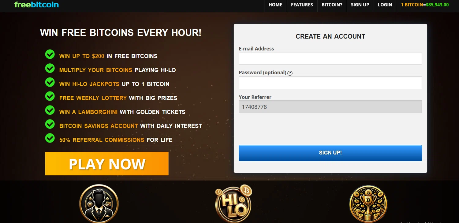 FreeBitco.in promo code screenshot showing code 17408778 applied at FreeBitco.in checkout page. Uploaded by SimplyCodes community member Lioniel on Dec 16, 2025