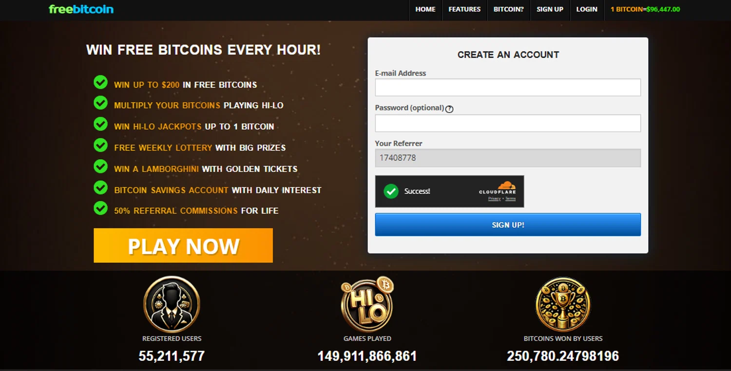 FreeBitco.in promo code screenshot showing code 17408778 applied at FreeBitco.in checkout page. Uploaded by SimplyCodes community member SimplyCVerlie on May 7, 2025