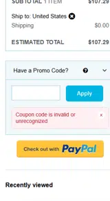 IBP100831 coupon verification screenshot