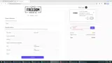 Freedom Trading Co. coupon verification screenshot