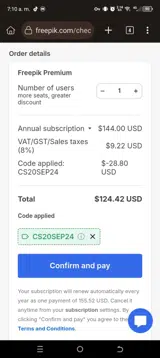 CS20SEP24 coupon verification screenshot