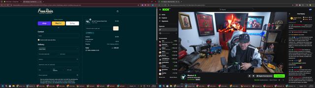 Free Rein Coffee checkout page showing Free Rein Coffee discount code box | Screenshot taken by SimplyCodes community member on Sep 12, 2025