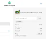 THANKS coupon verification screenshot
