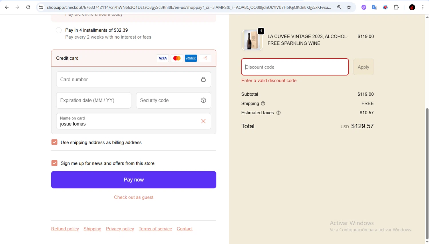 French Bloom discount code screenshot showing code CYBERMONDAY20 applied at French Bloom checkout page. Uploaded by SimplyCodes community member Francisco01 on Dec 5, 2025