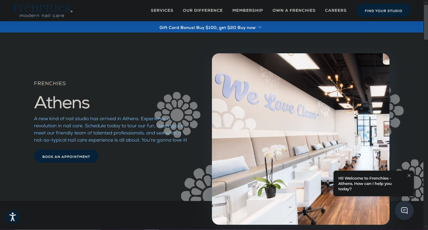 Frenchies Modern Nail Care promo code screenshot showing code 20OFFFBA applied at Frenchies Modern Nail Care checkout page. Uploaded by SimplyCodes community member CrownExpert4084 on Dec 29, 2024