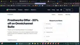 demo-freshdesk-omnichannel coupon verification screenshot