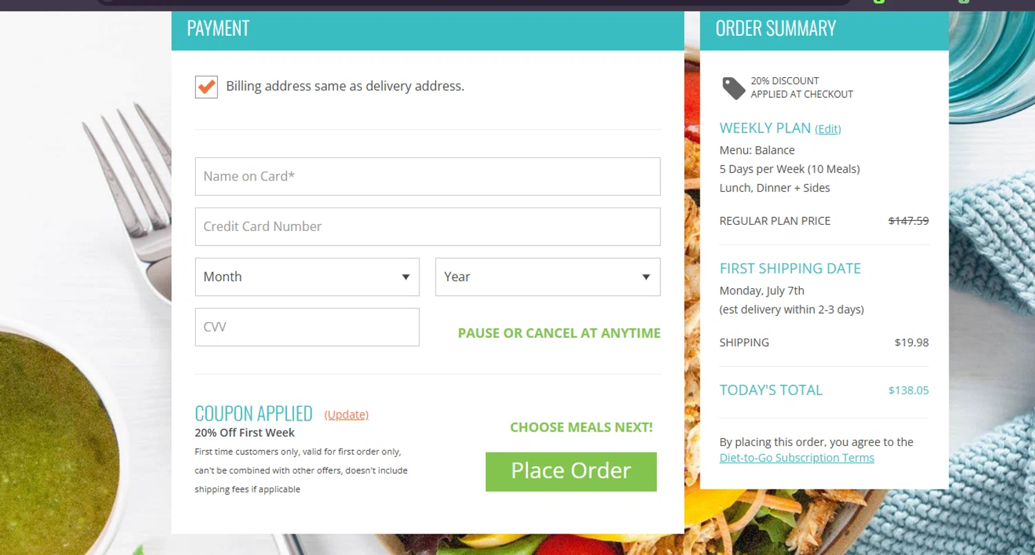 Freshology coupon code screenshot showing code today20 applied at Freshology checkout page. Uploaded by SimplyCodes community member ashe1986 on Jul 4, 2025