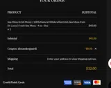 freshseamooff35 coupon verification screenshot