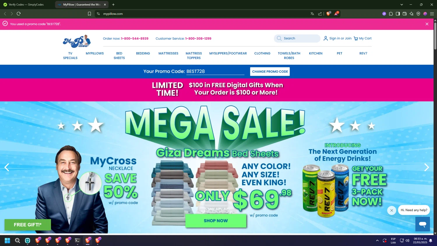 Freya Harper discount code screenshot showing code WELCOME applied at Freya Harper checkout page. Uploaded by SimplyCodes community member diosgreed2030 on May 23, 2025