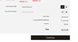 FREYARA coupon verification screenshot