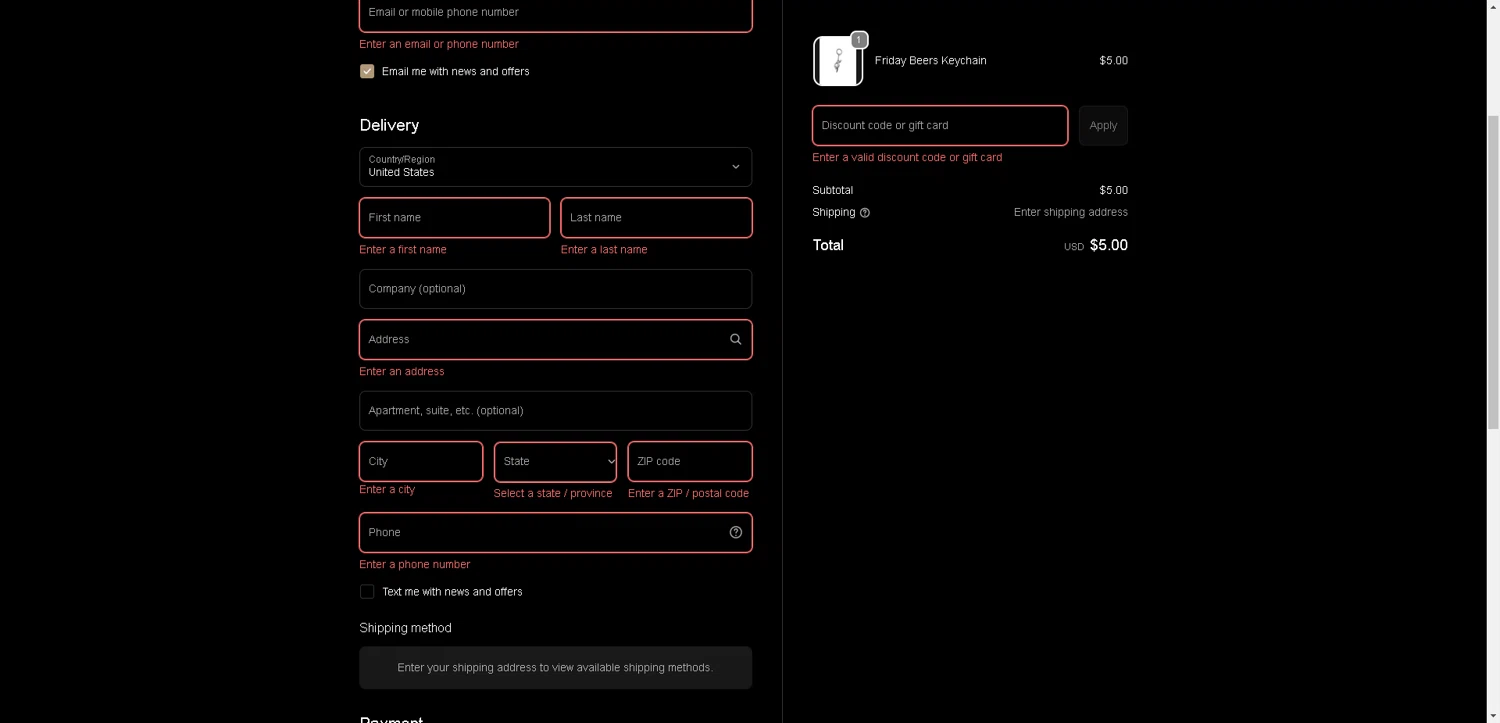 Friday Beers discount code screenshot showing code Back25 applied at Friday Beers checkout page. Uploaded by SimplyCodes community member PromoElite4745 on Nov 1, 2025