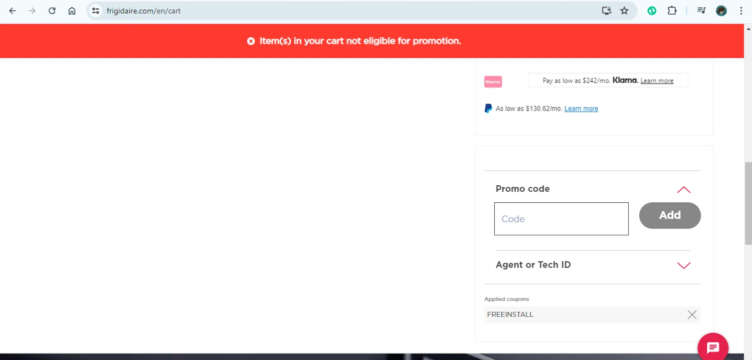 Frigidaire Promo Codes 5 Off Coupon Codes in August 2024 SimplyCodes