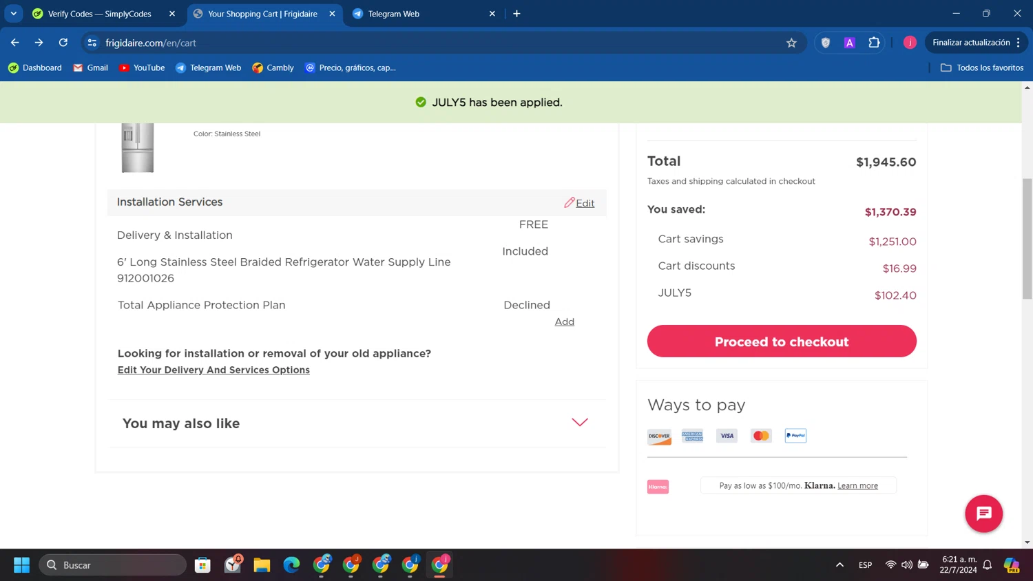 Frigidaire Promo Codes 5 Off Coupon Codes in August 2024 SimplyCodes