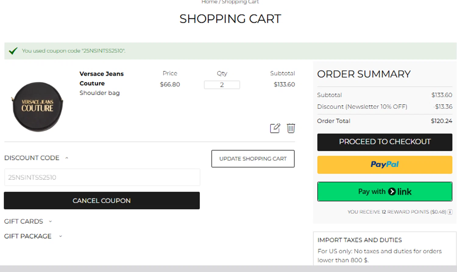 FRMODA checkout page showing FRMODA discount code box | Screenshot taken by SimplyCodes community member on Aug 20, 2025