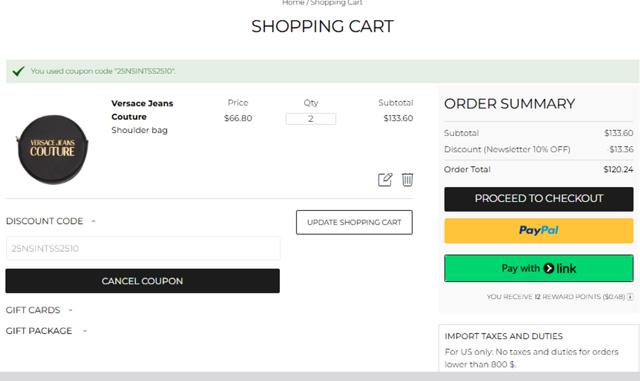 FRMODA checkout page showing FRMODA discount code box | Screenshot taken by SimplyCodes community member on Aug 20, 2025