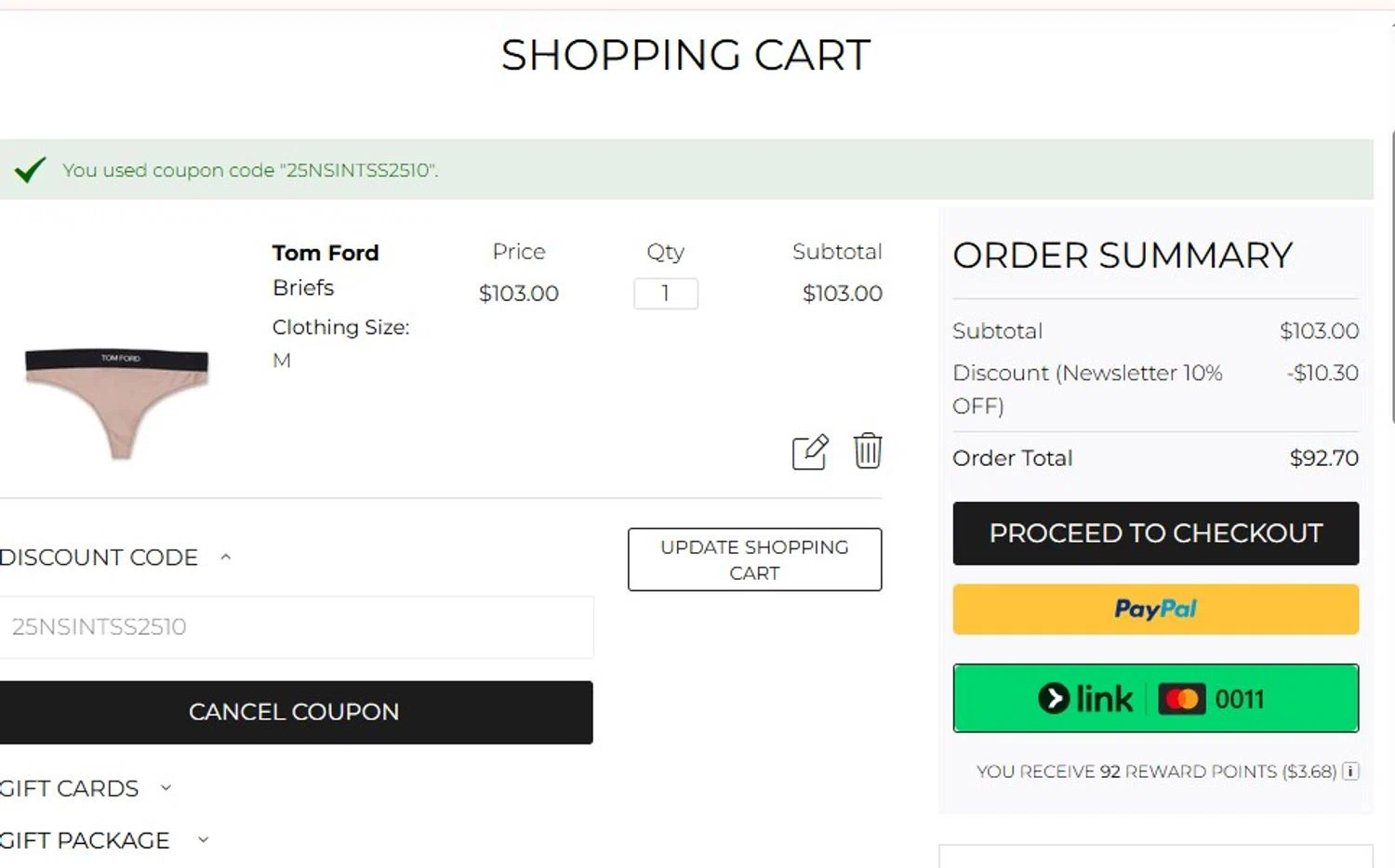 FRMODA checkout page showing FRMODA discount code box | Screenshot taken by SimplyCodes community member on Aug 8, 2025