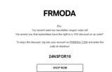 24NSFOR10 coupon verification screenshot