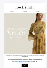 EASTER20 coupon verification screenshot
