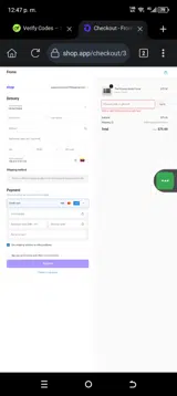 CYBER20 coupon verification screenshot