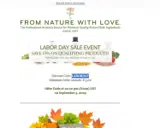 From Nature With Love coupon verification screenshot