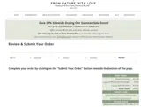 From Nature With Love coupon verification screenshot
