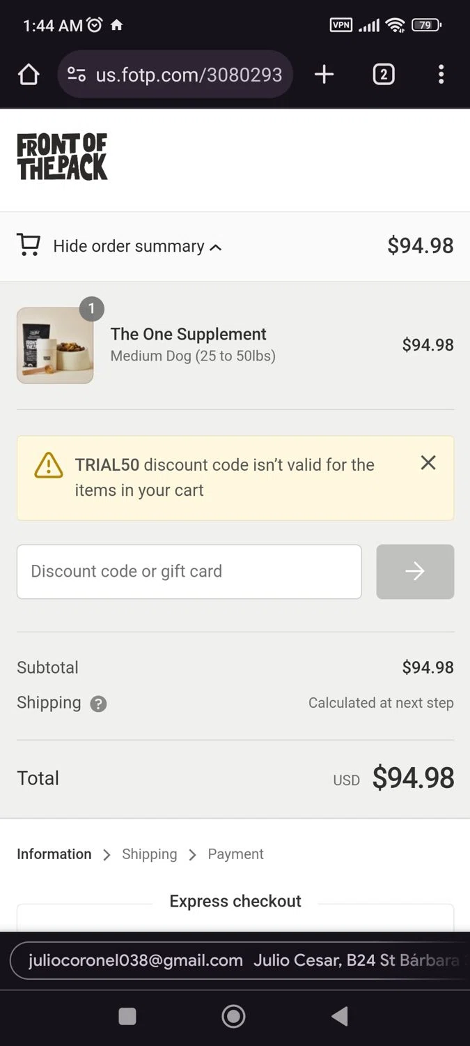 how to use Front Of The Pack coupons