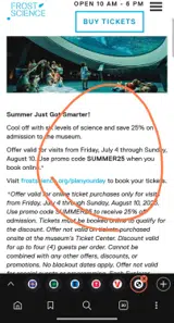 SUMMER25 coupon verification screenshot