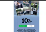 DIVE10 coupon verification screenshot