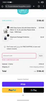 CLOSEOUT20 coupon verification screenshot