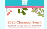 CLOSEOUT20 coupon verification screenshot
