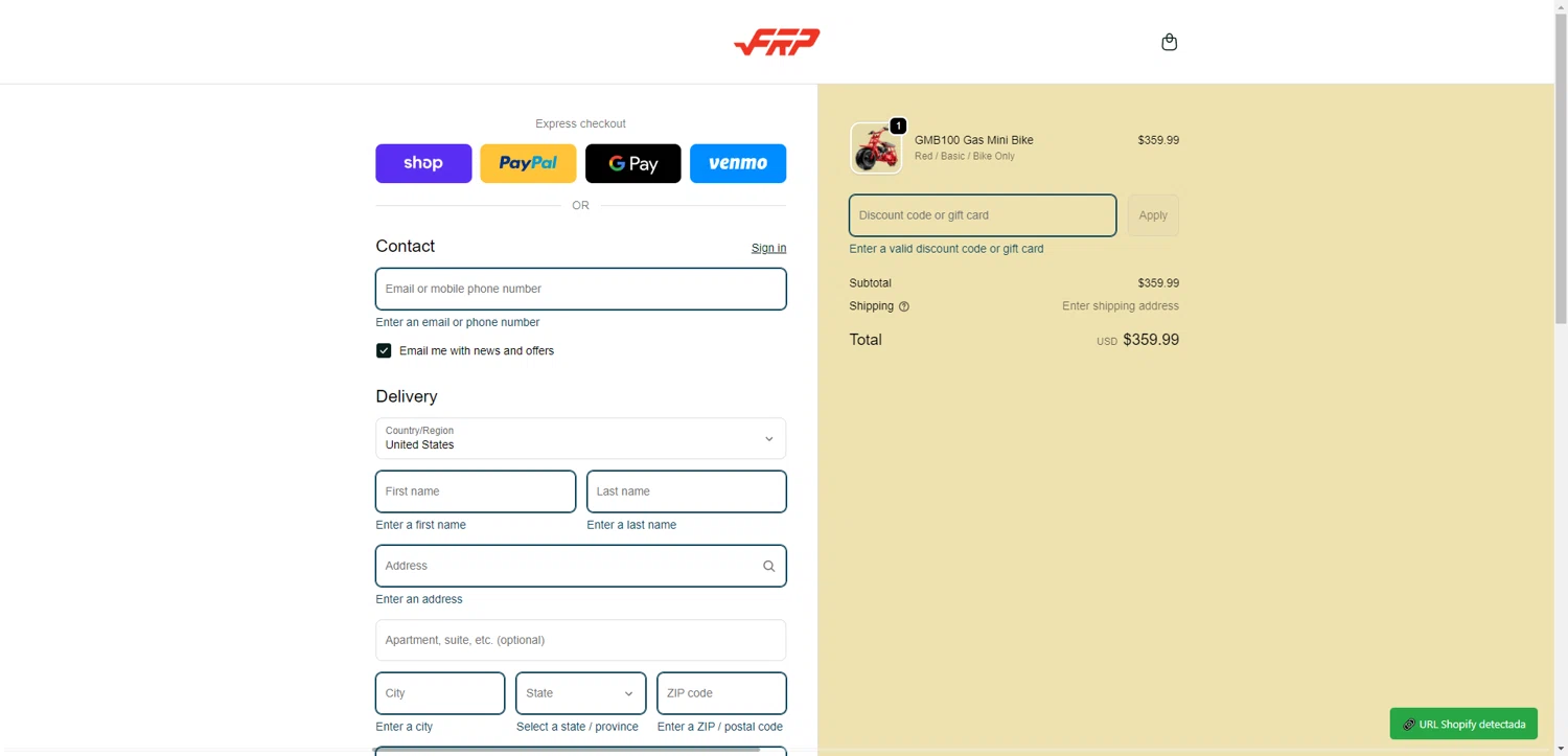 FRP discount code screenshot showing code MNGMB100 applied at FRP checkout page. Uploaded by SimplyCodes community member SwiftCurator4059 on Feb 11, 2026