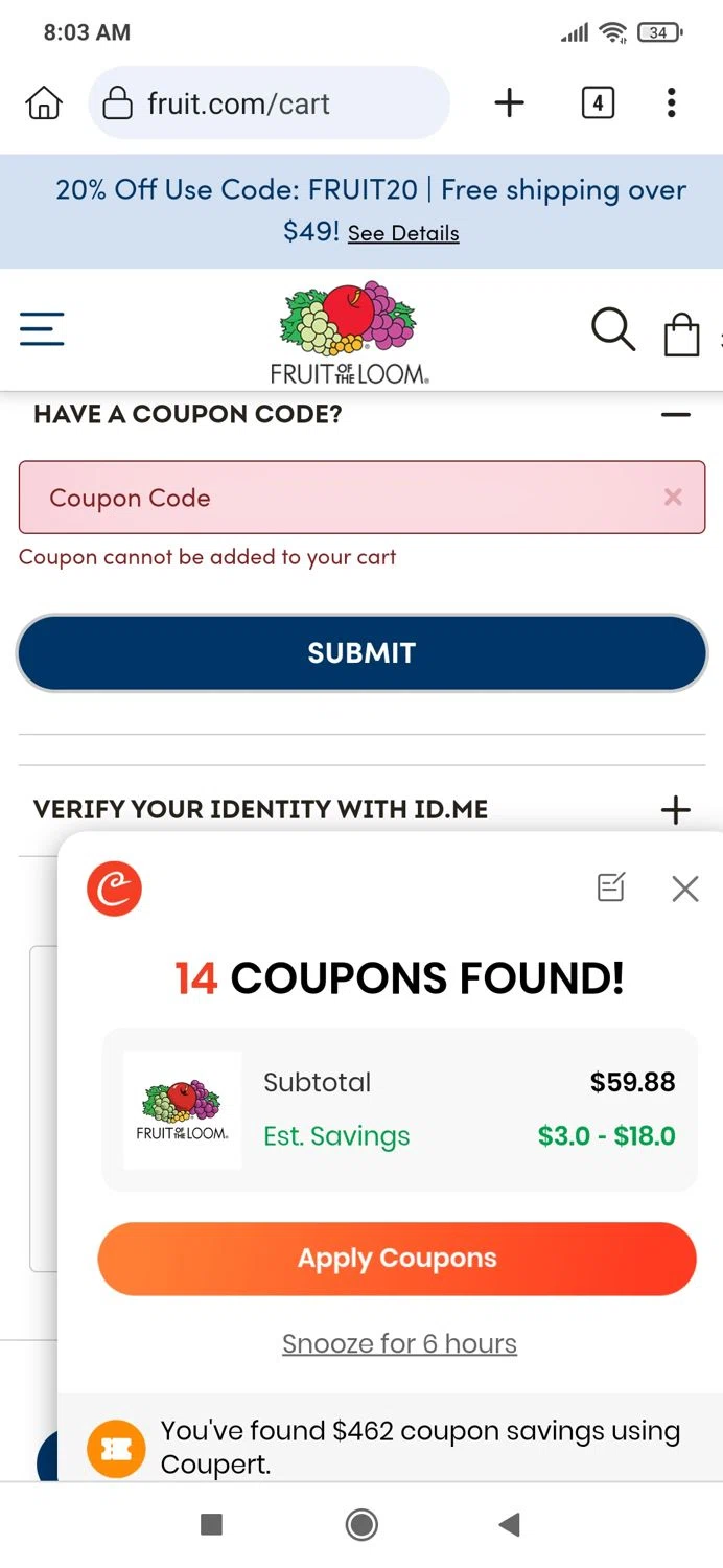 Fruit of the Loom Coupon Codes 20 Off Promo Codes in August 2024