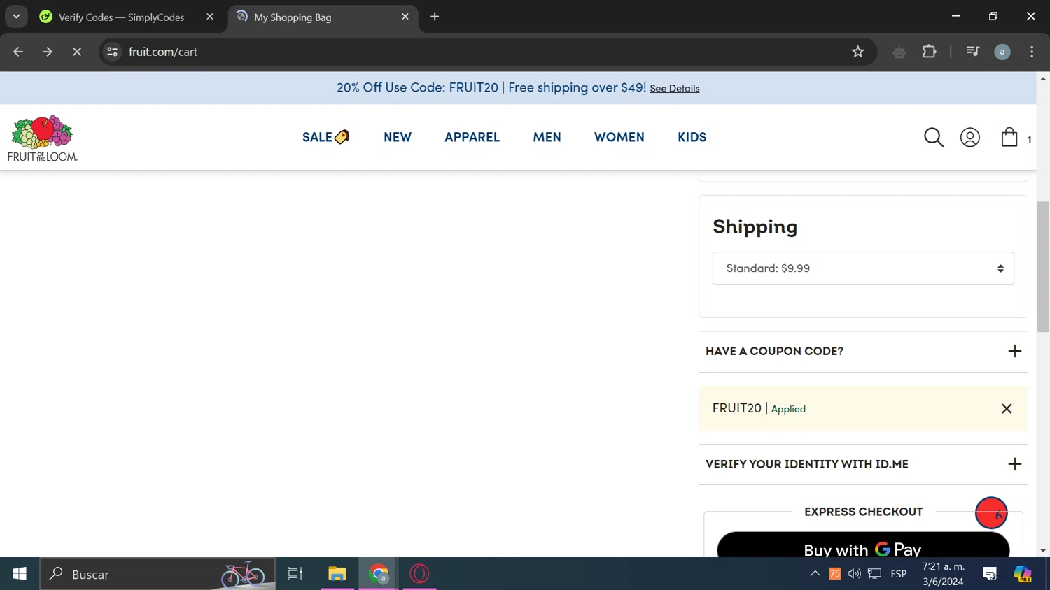 Fruit of the Loom Coupon Codes 20 Off Promo Codes in August 2024 SimplyCodes