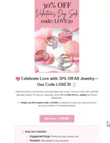 LOVE30 coupon verification screenshot