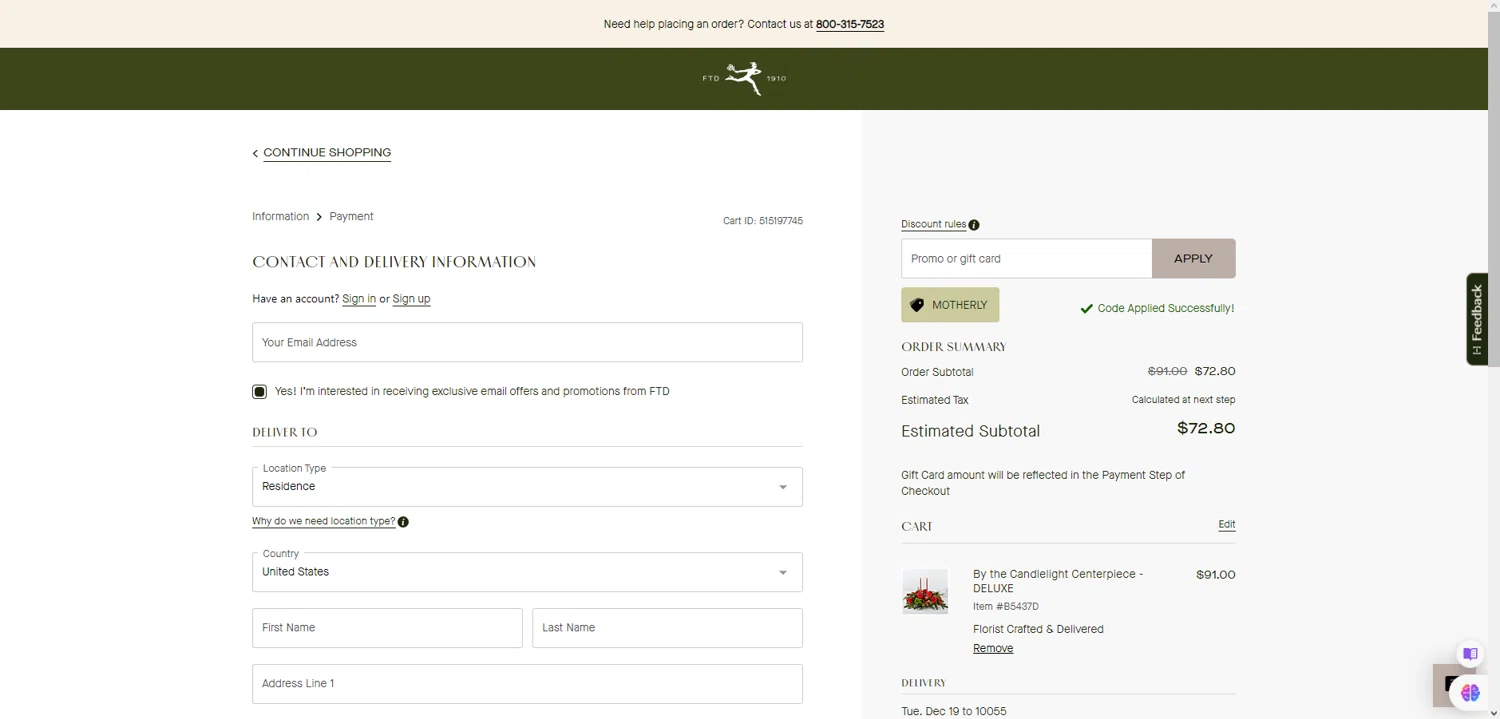 FTD Promo Codes 40 Off December 2023