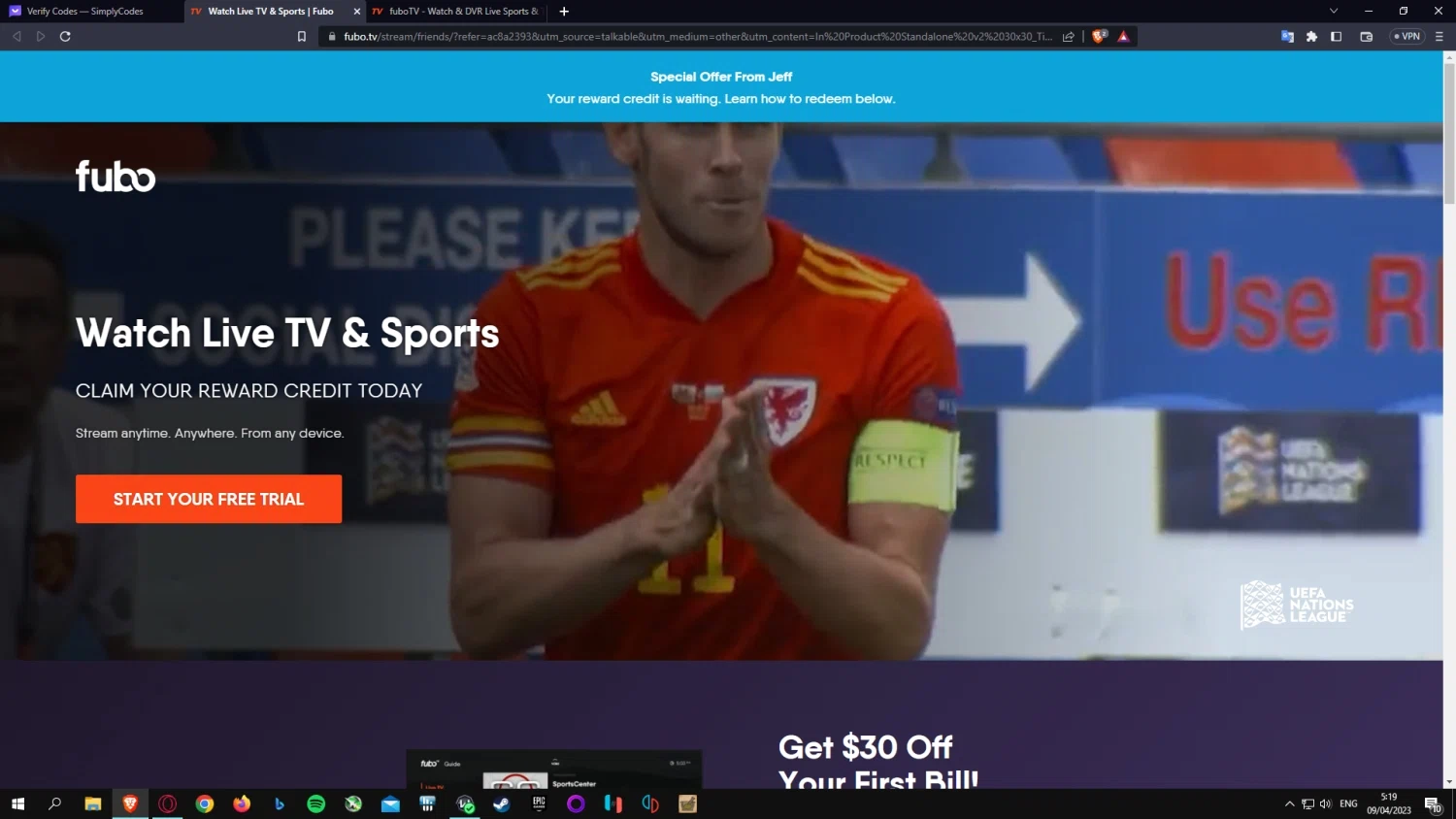 how to use fuboTV coupons