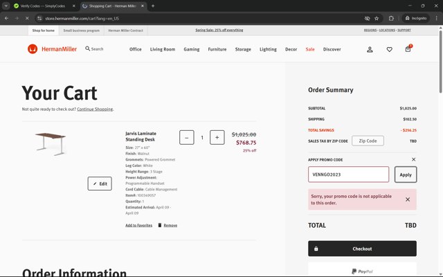 Fully checkout page showing Fully promo code box | Screenshot taken by SimplyCodes community member on Mar 17, 2025