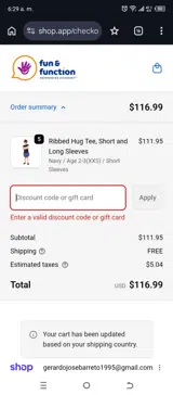 TEE3 coupon verification screenshot