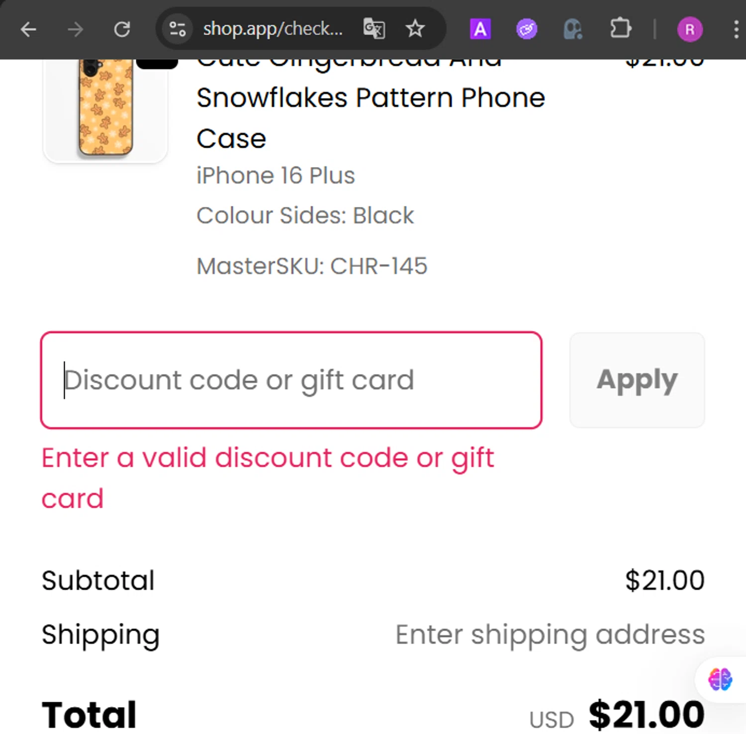 Fun Cases discount code screenshot showing code FUN15 applied at Fun Cases checkout page. Uploaded by SimplyCodes community member Marysan on Nov 23, 2025