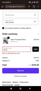 BF10 coupon verification screenshot