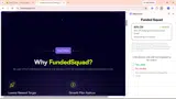 Funded Squad coupon verification screenshot