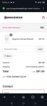 Fh10 coupon verification screenshot