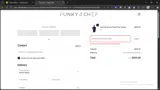 Funky Chef coupon verification screenshot