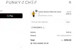 Funky Chef coupon verification screenshot